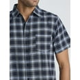 thumbnail image 5 of Real Essentials 3 Pack: Men's Regular-Fit Short Sleeve Woven Button Down Shirt with Pocket (Available in Big & Tall), 5 of 7