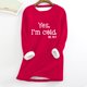 thumbnail image 1 of ICHUANYI liquidación mujer sudadera de lana gruesa manga larga estampado terciopelo cálido cuello redondo ropa interior Tops ICHUANYI WER202308175009, 1 of 3