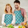 thumbnail image 5 of Cartoon Unicorn Pattern Apron-Garden Aprons for Women with Pockets-Cotton Linen Waterproof Kitchen Cooking Gardening Aprons Adjustable for Kitchen,Cooking,BBQ and Salon 33x27 Inch, 5 of 7