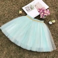 thumbnail image 4 of Tumotour Summer Skirt For Teen Printed Layered Birthday Party Dance Skirts Puffy Mesh Skirt Layered Princess Cute Skirt, 4 of 5