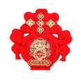 thumbnail image 2 of Spring Festival Decoration Traditional Decor Oriental Feng Shui Prop Handmade Ornament for Party Holiday New Year Spring Festival Wealth, 2 of 10