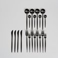 thumbnail image 5 of Ozarke Royal Cutlery Set, Stainless Steel Matte Black (Set of 20), 5 of 6