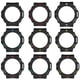 thumbnail image 5 of Correa reloj silicona con correa reloj herramientas para Amazfit T-Rex 2 A2169 (negro), 5 of 9