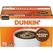 Dunkin' Donuts Original Blend Coffee, Medium Roast, Keurig K-Cup Pods, 72 Count Box