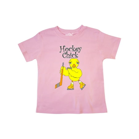 

Inktastic Hockey Chick text Gift Toddler Toddler Girl T-Shirt