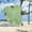 Green, variant on Fengyings Toddler Girls' Tees Short Sleeve Cotton Casual Graphic T-Shirts Summer Tops