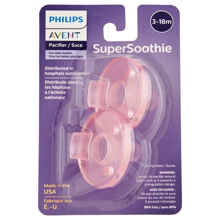 UPC: 0075020079510 | Philips Avent Soothie Pacifier 3-18 Months Pink/Pink 2 Pack SCF192/07