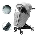 thumbnail image 6 of ZYHARUKO Universal Waterproof Rain Cover Windproof Raincoat Full Coverage for Baby Stroller Protect Your Baby from Rain & Dust, 6 of 19