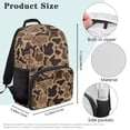 thumbnail image 5 of KEIAHUAN Brown Camo Duck School Backpack for Kids, Easy Clean Stain Resistant Fabric Daypack, Large Capacity 17 Inch Student Backpack Fits 14 Inch Laptop, for Boys Girls Outdoor Camping Trips, 5 of 5