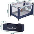 thumbnail image 5 of Cuna Corral Viajero Pamo Babe Plegable Estampado, 5 of 5