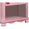 thumbnail image 7 of Furniture of America Poppy Transitional Wood 1-Drawer Nightstand in Pink, 7 of 7