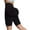 Black, variant on Mgmyaa Women's Bike Shorts Seamless Waistband High Waist Tummy-control Hip Lifting Exercise Yoga Shorts