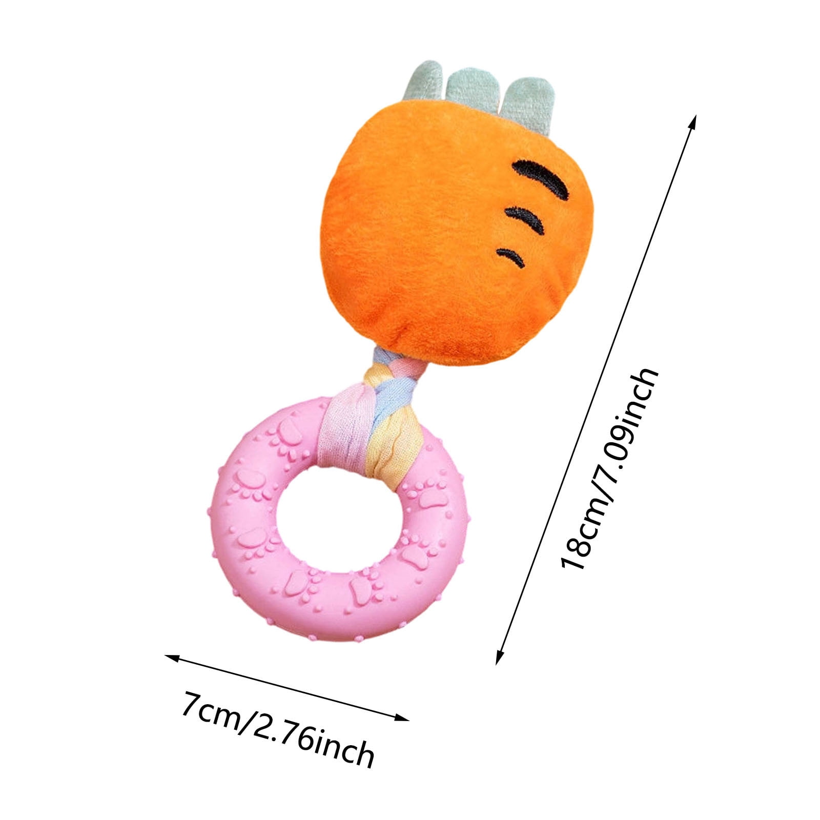 Gytml Squeaky Dog Chew Toys Durable Interactive Plush Puppy Toy With Squeaker Plush Dog Toy For Large & Medium Dogs Aggressive Chewers(4PCS-2.76X7.48Inch)