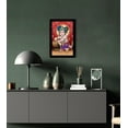 thumbnail image 5 of IBA Indianbeautifulart Makhan Chor Baby Krishna Picture Frame Religious Poster Black Wall Frame Deity Photo Frame Wall Decor&nbsp;For Home/ Office/ Temple-6 x 8 Inches, 5 of 7