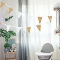 thumbnail image 3 of OFFIGAM 2-Pack Outdoor Triangle Bunting Banner for Garden Parties Family Gatherings and Celebrations, 3 of 8