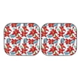 thumbnail image 7 of Daiia Lilies Flowers 2PCS Car Windshield Sun Shade, Foldable Sun Shield for Car Front Window, Auto Sun Blocker Visor Protector Universal for Truck SUV Pickup-Small, 7 of 7