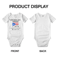 thumbnail image 3 of Not Only Am I Perfect, I'm Puerto Rican Too! Baby Rompers Baby Bodysuit (White, 12-18 Months), 3 of 5