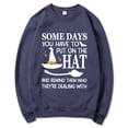 thumbnail image 2 of Dyfzdhu Sweatshirt For Women Autumn And Winter Letter Print Long Sleeve Sweatshirt Hoodies, 2 of 6