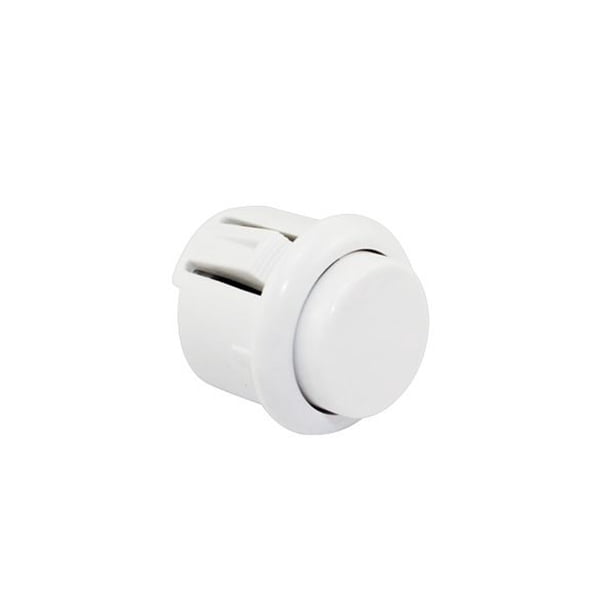 Eigraketly Pieza de repuesto de percusión de mantenimiento de reparación sensible de microinterruptor mecánico con hebilla de botón de Arcade Herramientas eléctricas Blanco
