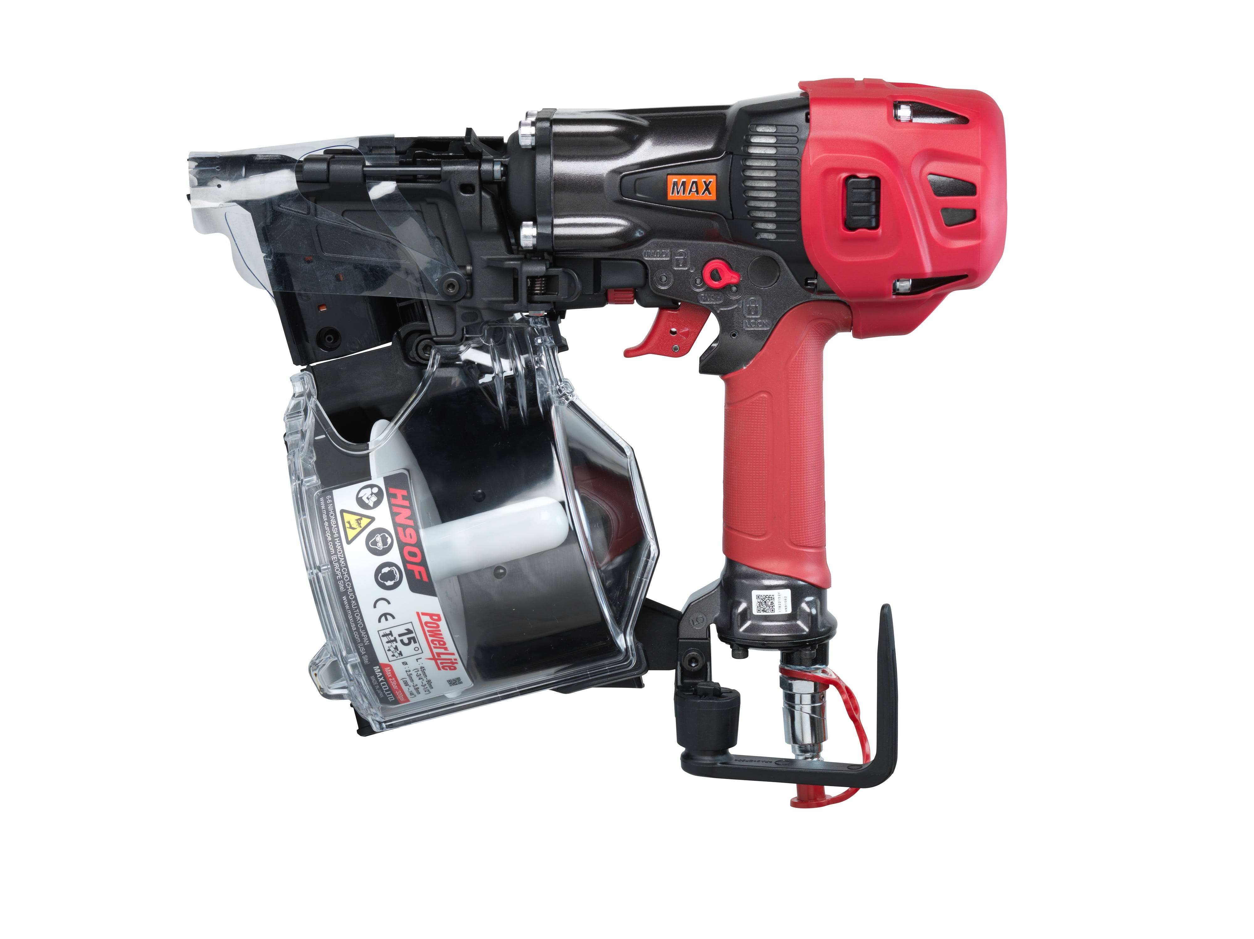 Max High Pressure Coil Framing Nailer Power Lite