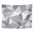 thumbnail image 1 of JSDART Gray Shape Diamond Geometric Pattern Abstract Polygon Cut Mosaic Rough Wall Art Hanging Tapestry Home Decor for Living Room Bedroom Dorm 60x80 inch, 1 of 1