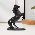 thumbnail image 3 of Estatua de caballo, adornos de caballo, figura de resina para escritorio, figuras de caballo decorativas realistas, escultura de caballo para decoraci Estilo B, 3 of 8
