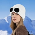 thumbnail image 2 of Mikilon Women Winter Knitted Hat Plus Velvet and Thickem Ski Hats Outdoorsy Comfortable Wram Hats, 2 of 2