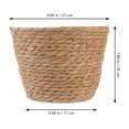 thumbnail image 6 of Kuyiluo Storage Basket Tabletop Straw Woven Basket Multi-functional Woven Storage Organizer Column Basket for Pen Makeup Jewelry, 6 of 11