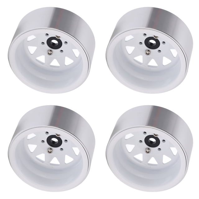 RC Metal Rim Hub, 1.9 Pulgadas 10 Hole Hub Práctico 4PCS Alta Resistencia Resistente Al Desgaste Durable Con Tornillo Para AXIAL SCX10 Para TRX4 D90 Para 1/10 RC Climbing Car ANGGREK Otros