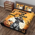 thumbnail image 3 of Trick or Treat Scottish Terrier Needs Candy Happy Halloween Night Quilt Bedding Set Scottie Dog Lover Gifts 1 Blanket Bed Cover 2 Pillowcases - 02020, 3 of 5