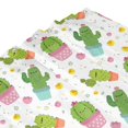 thumbnail image 5 of XMXT Waterproof Shower Curtain Liner with Iron Hooks, Cartoon Cactus Print Shower Curtains for Bathroom Decor Accessories, 72 x 72 inches, 5 of 8