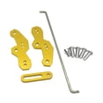 thumbnail image 3 of Miulika Motorcycle Adapter Block Foot Peg Pedal Base Pedals Relocation Bracket Kits for Golden, 3 of 6