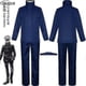 thumbnail image 2 of 26-27 2023-Anime Jujutsu Kaisen Gojo Satoru Cosplay Costume Tops Pants Eye Patch Halloween Party Men Uniform Wigs-R, 2 of 3