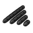 thumbnail image 5 of MLINS Black Silicone Cable Clips for Wire and Cable Management 4 Pieces Great for Desk Organization, 5 of 8