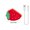 Red 2, variant on Fruit Shaped USB Hub, 3-Port Laptop Splitter, with Charging and Fast Data Transfer Function, for office Home Travel Entertainment