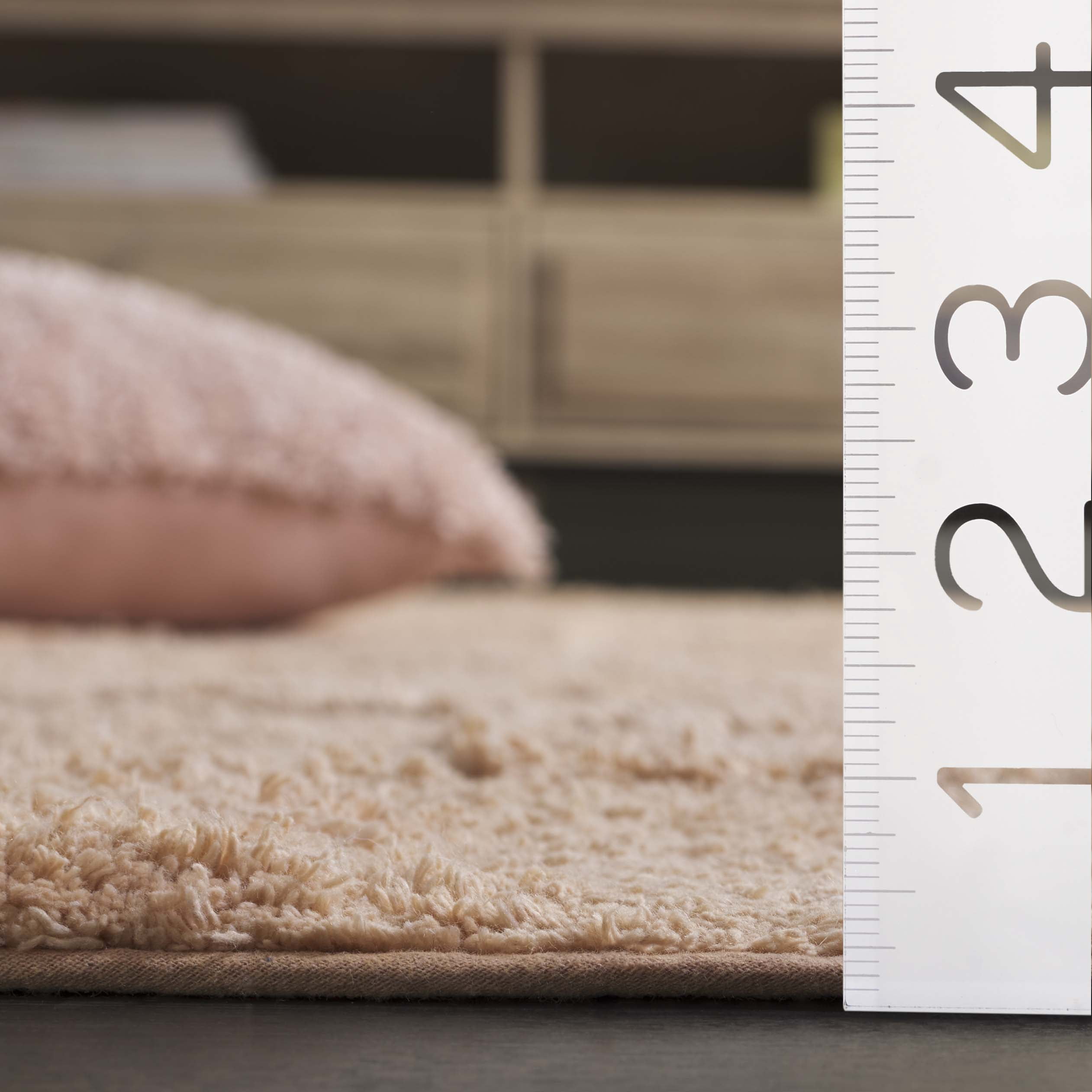 Safavieh Easy Care Coty Checkered Area Rug, Beige, 6' x 9'