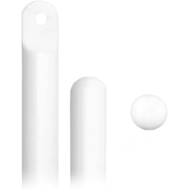 New Blind Wand/Rod - Choose Color and Pack Size - High Strength - Built in Integrated Tip (White 2 Pack, 12")
