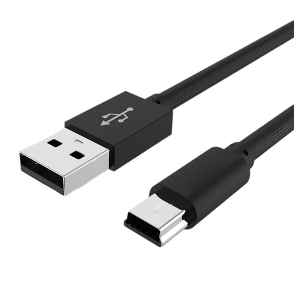 Fast Speed Mini USB Cable 3meter Nylon Braided Charger for Dashboards Camera & Digital Camera