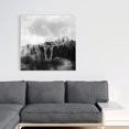 thumbnail image 2 of Minimalist moose head - 36"x36" canvas - Print on demand, 2 of 5