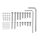 thumbnail image 3 of Universal tonearm headshell cartridge mounting kit stainless steel bolts hex, 3 of 5