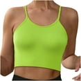thumbnail image 2 of Wancir Womens Seamless Sports Bra Wireless Compression Bras Super Comfort Yoga Bralette Breathable Crop Tank Tops, 2 of 4