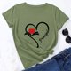 thumbnail image 2 of Jersey suelto para mujer Camiseta de manga corta con cuello redondo y estampado del día del maestro Camiseta de manga corta con cuello redondo/Camisa Pompotops hfajkhk141239, 2 of 7