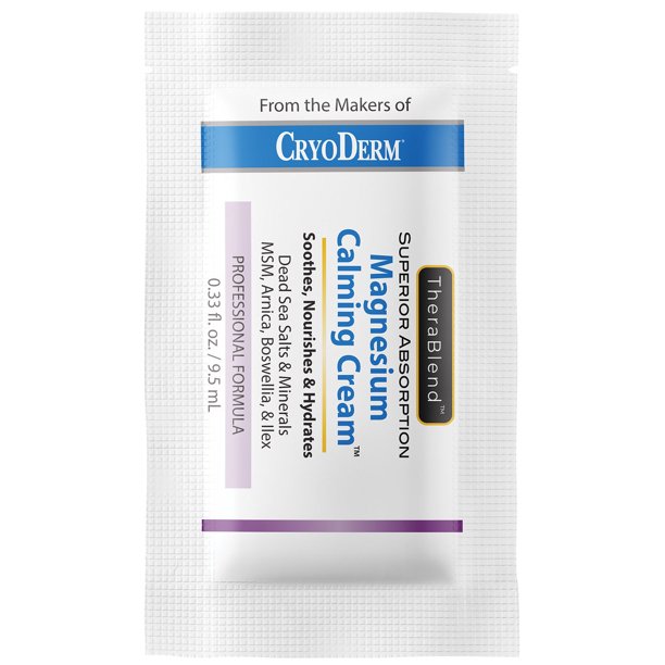 Magnesium Calming Cream Travel Packets 0.33oz (6)