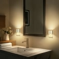 thumbnail image 7 of LOHASLED 2 Pack White Warm White 3000K Square Sconce Night Light 3-Level, 7 of 7