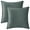 Grey, variant on REGALWOVEN Set of 2 Velvet Throw Pillow Covers Decorative Solid Cushion Covers for Sofa Camel 16" x 16"