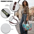 thumbnail image 5 of ZUXONGSY Sea Turtle Hibiscus Print Tote Handbag for Women Waterproof Handle Handbag Portable Work Bag with Inner Pocket for Daily Use Business, 5 of 6