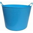 thumbnail image 2 of Tuff Stuff 4.2 Gal. Sky Blue Plastic Flex Tub F4-SBL, 2 of 2