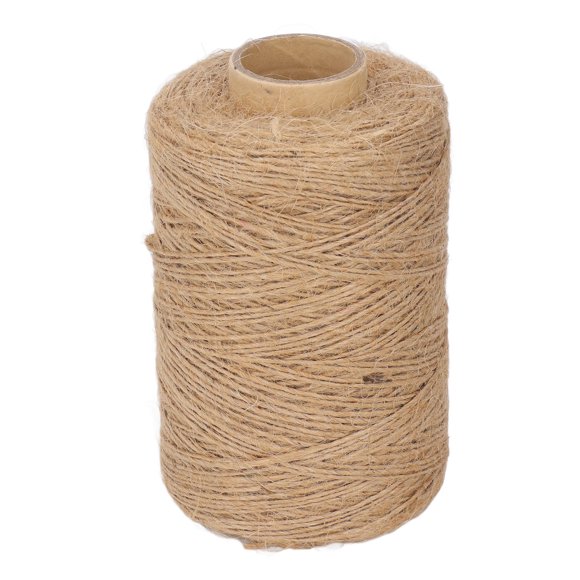 Jute Rope, Free Wrapping Handicraft Jute String High Strength 300M Length 1 Strand Easy Cutting for Handicraft