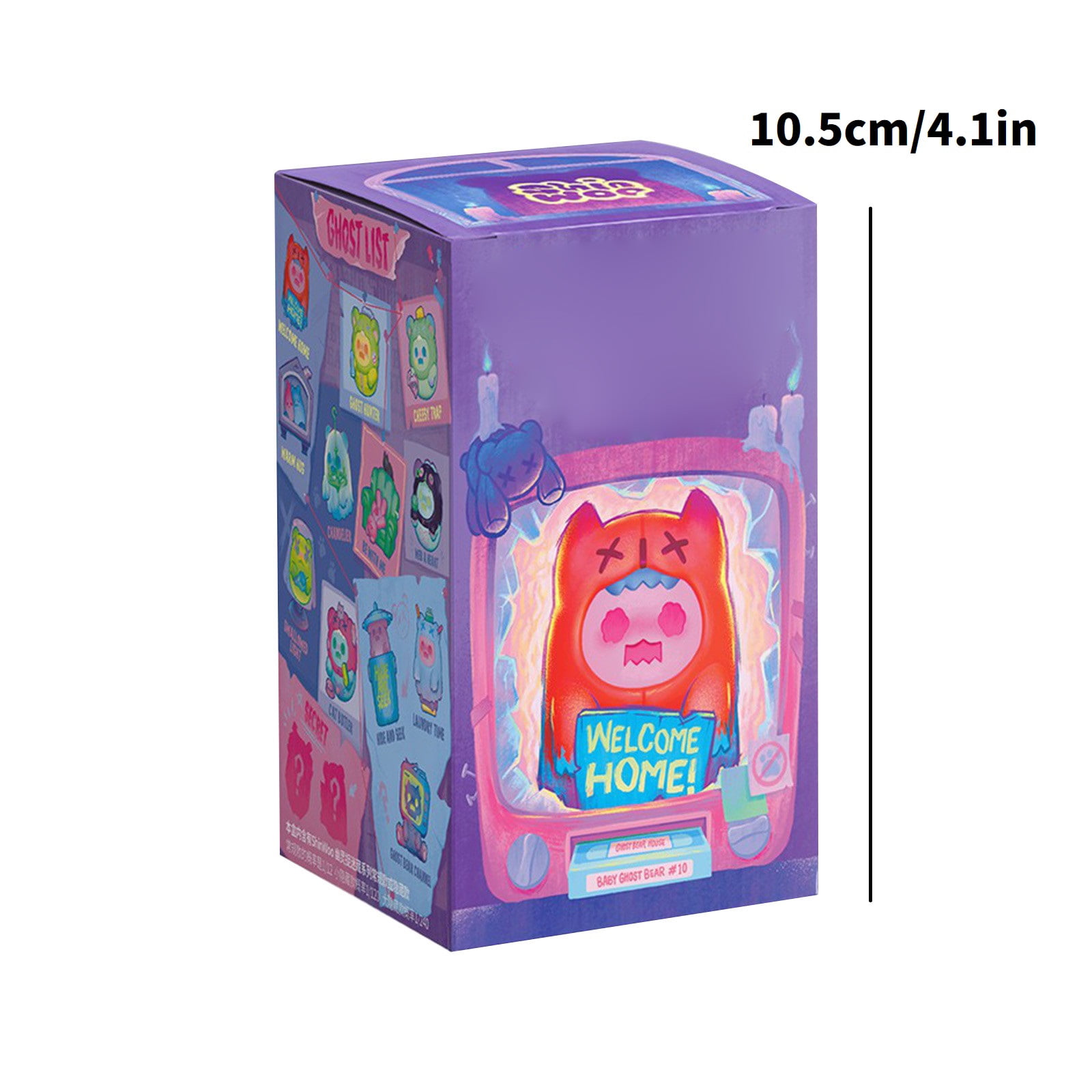 YujiCraft 3D Ghost Bear Hide and Seek Series Blind Box, Mystery