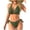 Olive Green, variant on Womens High Waisted Bikini Sets, Modest Tummy Control Swimsuits, 2 Piece Bathing Suits Mesh Swim Shorts